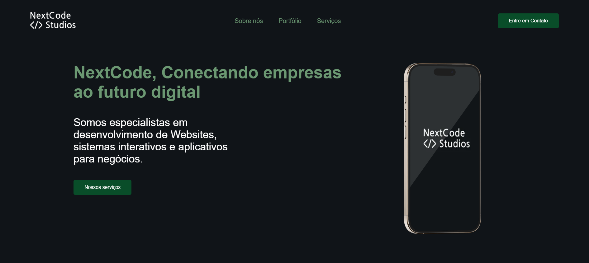 Site Institucional Next Code